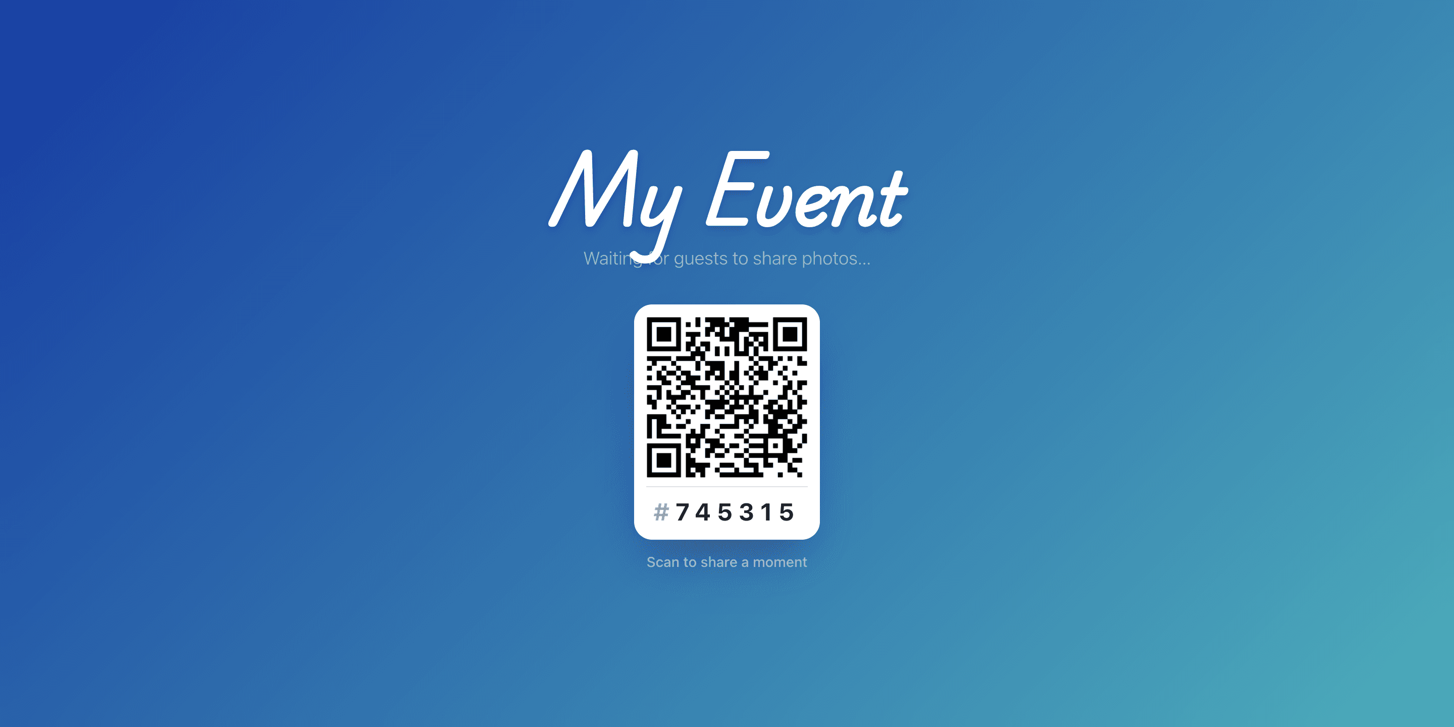 Live display screen ready for approved submissions.