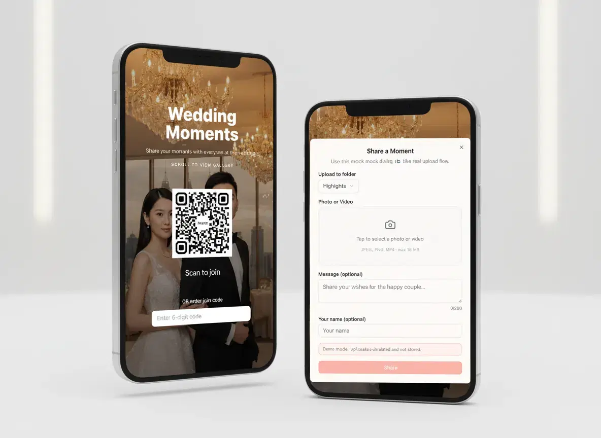 Generate the wedding QR code